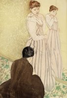 The Fitting by Mary Cassatt