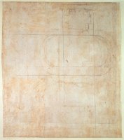 Architectural Drawing Pencil on Paper by Michelangelo Buonarroti