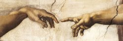 Creation Hands by Michelangelo Buonarroti