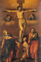 Crucifixion 1540 by Michelangelo Buonarroti