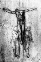 Crucifixion British Museum London by Michelangelo Buonarroti