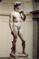 David 1501 4 by Michelangelo Buonarroti