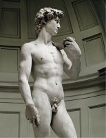 David 3 4 Profile by Michelangelo Buonarroti