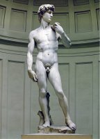 David Frontal View by Michelangelo Buonarroti