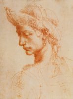 Drawing of a Woman by Michelangelo Buonarroti