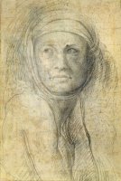 Head of a Woman by Michelangelo Buonarroti