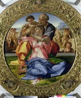 Holy Family with St John by Michelangelo Buonarroti