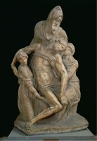 Pieta 1553 by Michelangelo Buonarroti