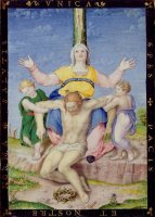 Pieta Oil on Panel by Michelangelo Buonarroti
