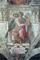 Sistine Chapel Ceiling The Prophet Isaiah by Michelangelo Buonarroti