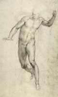 Study For The Last Judgement by Michelangelo Buonarroti