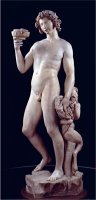 The Drunkenness of Bacchus 1496 97 by Michelangelo Buonarroti