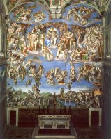 The Last Judgement 1541 by Michelangelo Buonarroti