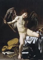 Cupid As Victor by Michelangelo Merisi da Caravaggio