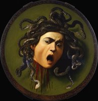 Head of Medusa by Michelangelo Merisi da Caravaggio