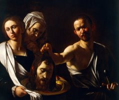 Salome Receives Head Of John The Baptist by Michelangelo Merisi da Caravaggio