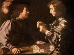 The Gamblers by Michelangelo Merisi da Caravaggio
