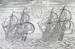 Arctic Phenomena From Gerrit De Veer S Description Of His Voyages Amsterdam 1600 by Netherlandish School