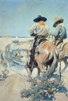 Supply Wagons by Newell Convers Wyeth