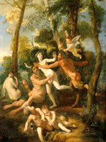 Pan And Syrinx by Nicolas Poussin