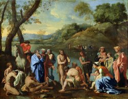 St John Baptising the People by Nicolas Poussin
