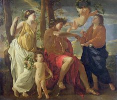 The Poets Inspiration by Nicolas Poussin