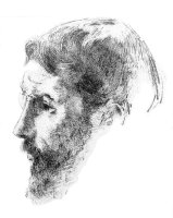 Portrait of Bonnard (artist's Proof) by Odilon Redon