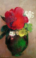 The Red Poppy by Odilon Redon