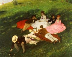 Picnic In May by Pal Szinyei Merse