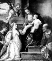 The Mystic Marriage of St Catherine by Paolo Caliari Veronese