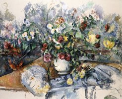A Large Bouquet of Flowers by Paul Cezanne