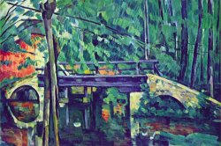 Bridge in The Forest by Paul Cezanne
