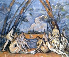 Cezanne Baigneuses 1905 by Paul Cezanne