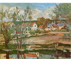 Dans La Vallee De L Oise by Paul Cezanne