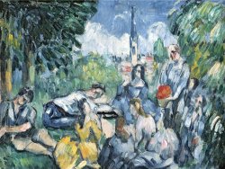 Dejeuner Sur L Herbe 1876 77 by Paul Cezanne
