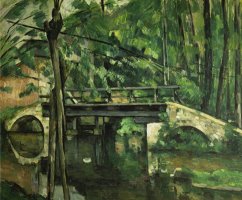 Die Bruecke in Maincy Gegen 1879 by Paul Cezanne