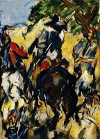 Don Quixote Back View by Paul Cezanne