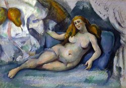 Female Nude 1885 1887 by Paul Cezanne