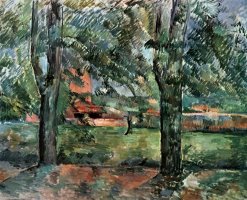 Field at Jas De Bouffan by Paul Cezanne