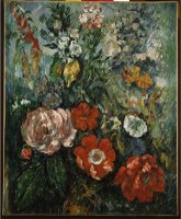 Flowers C 1879 by Paul Cezanne