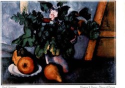 Flowers Pear by Paul Cezanne