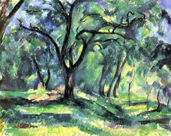 Forest by Paul Cezanne