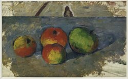 Four Apples C 1879 82 by Paul Cezanne