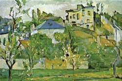 Fruit Garden in Pontoise by Paul Cezanne