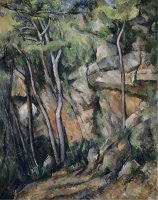 In The Park of Chateau Noir by Paul Cezanne