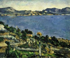 L Estaque Vue Du Golfe De Marseille Gulf of Marseilles France by Paul Cezanne