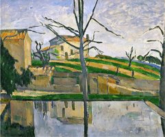 Le Bassin Du Jas De Bouffan 1878 by Paul Cezanne