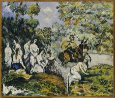 Legendary Scene C 1878 by Paul Cezanne
