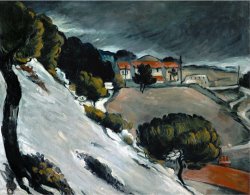 Melting Snow at L Estaque 1870 71 by Paul Cezanne