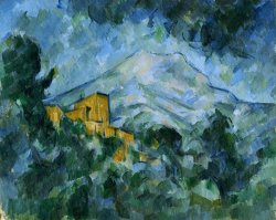 Montagne Sainte Victoire And Chateau Noir by Paul Cezanne